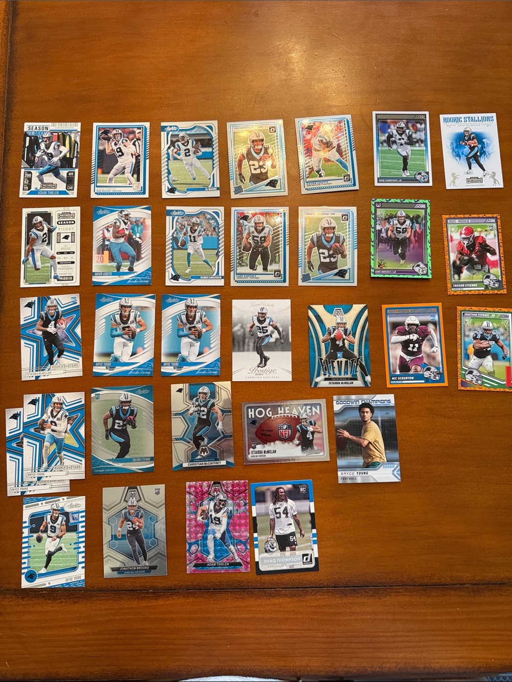 Carolina Panthers Football Cards -31